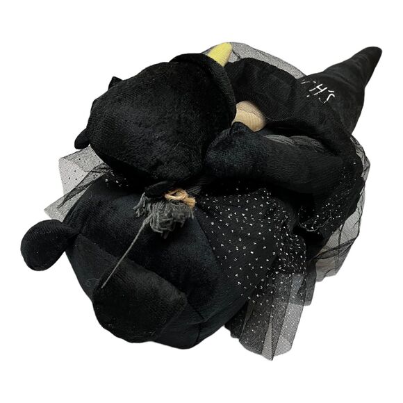 Rae Dunn Halloween Gnome Witch’s Brew Weighted Shelf Sitter Decor Black Hat Fall - Picture 7 of 9